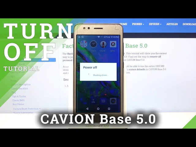 Video thumbnail for How to Switch Off CAVION Base 5.0 – Power Off Device