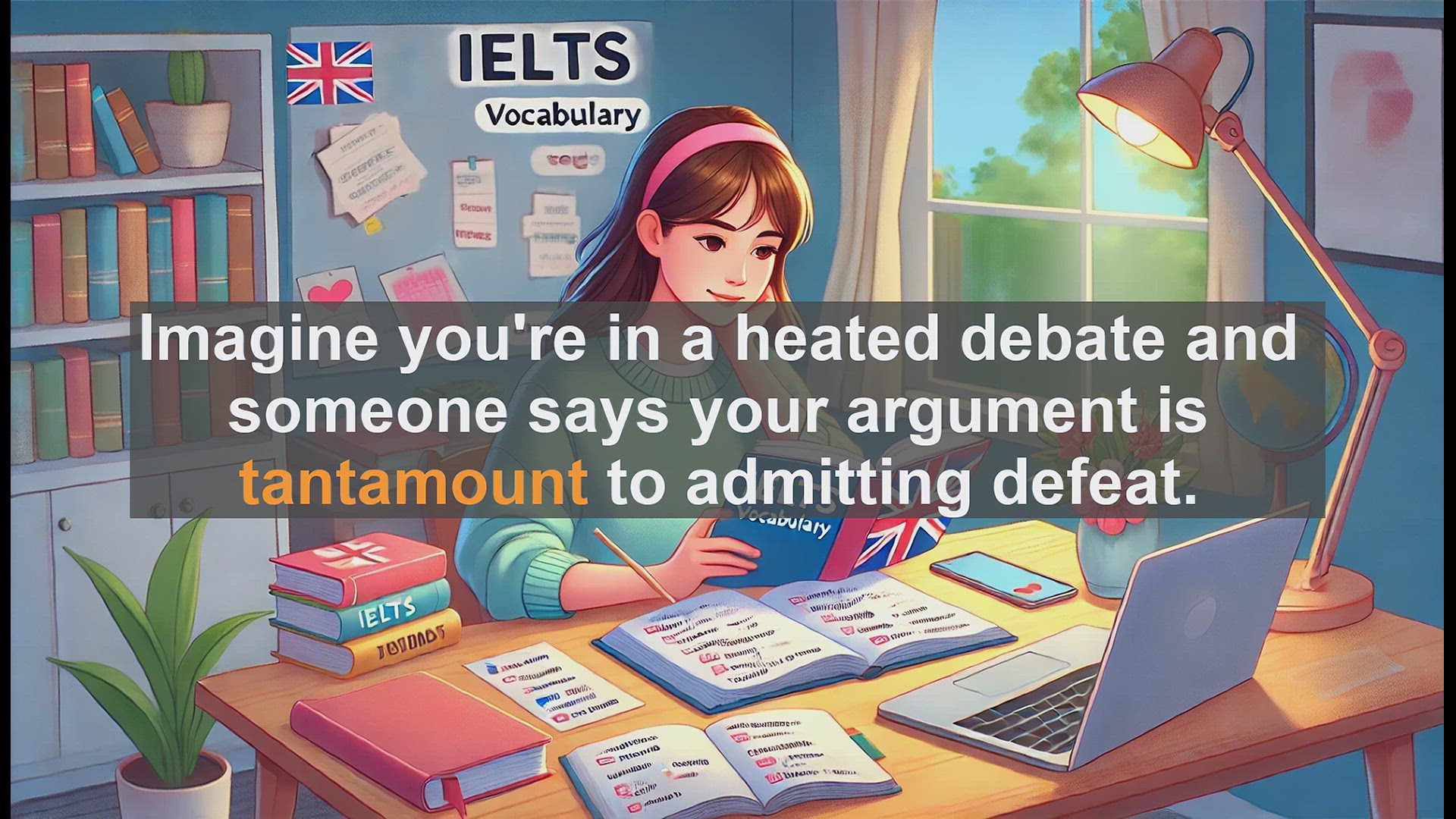 'Video thumbnail for 2500 Must Know IELTS 6.5 Vocabulary - Understanding 'Tantamount': Boost Your IELTS Vocabulary'