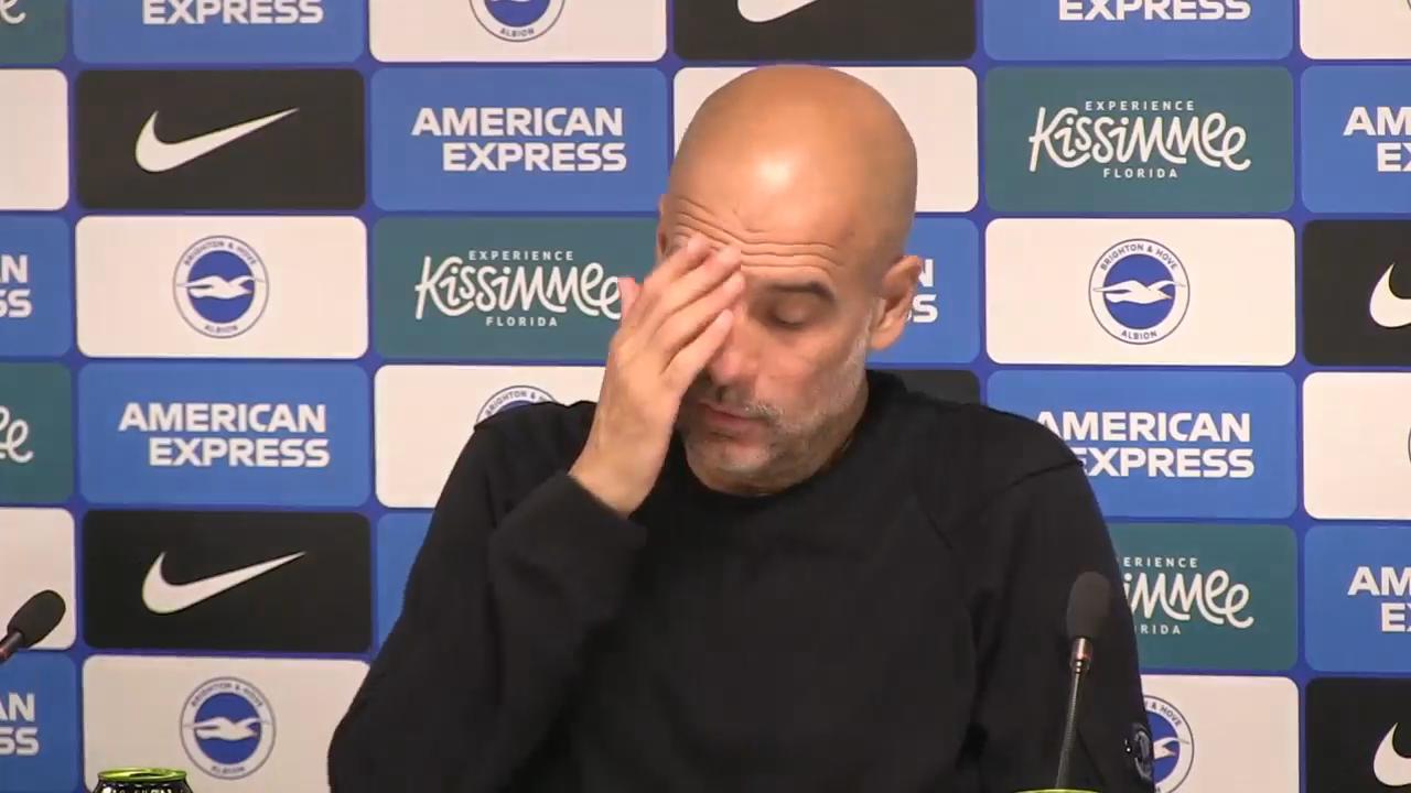 'Video thumbnail for 'We forget to continue playing' - Pep regrets latest City defeat'