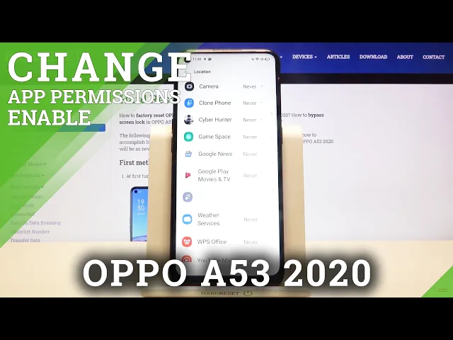 Video thumbnail for How to Manage App Permission in OPPO A53 2020 – Find Apps Permissions Settings