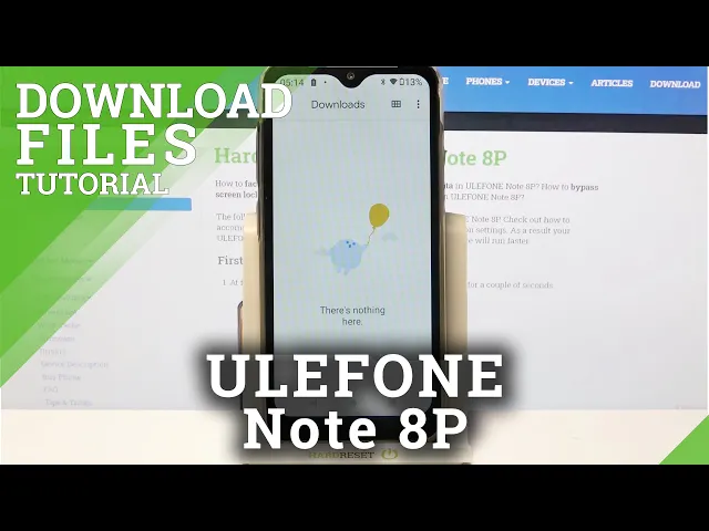 Video thumbnail for Find / Open Downloaded Files - ULEFONE Note 8P
