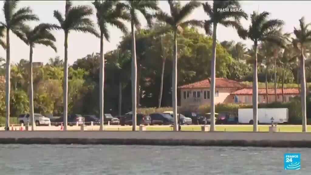 Video thumbnail for US Secret Service kills armed man trying to access Trump Florida estate