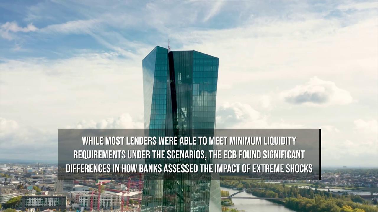 Video thumbnail for ECB Warns Euro Zone Banks Could Face Liquidity Crisis in War or Cyberattack.