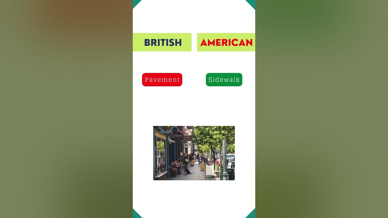 'Video thumbnail for British vs American English   Part 6'