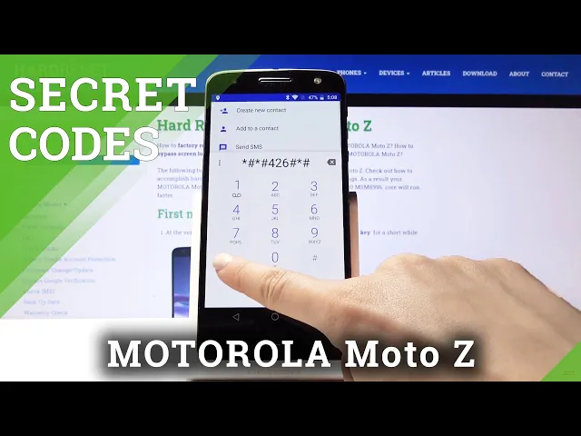 Video thumbnail for Secret Codes for Motorola Moto Z – Enable Hidden Modes / Testing Menu