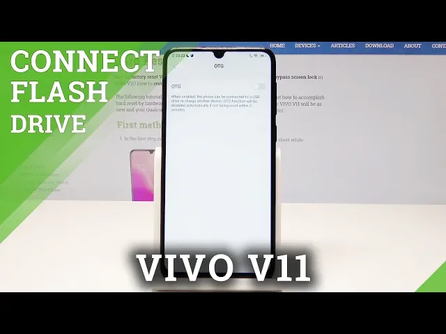 Video thumbnail for How to Enable OTG Connection in VIVO V11 - USB On The Go