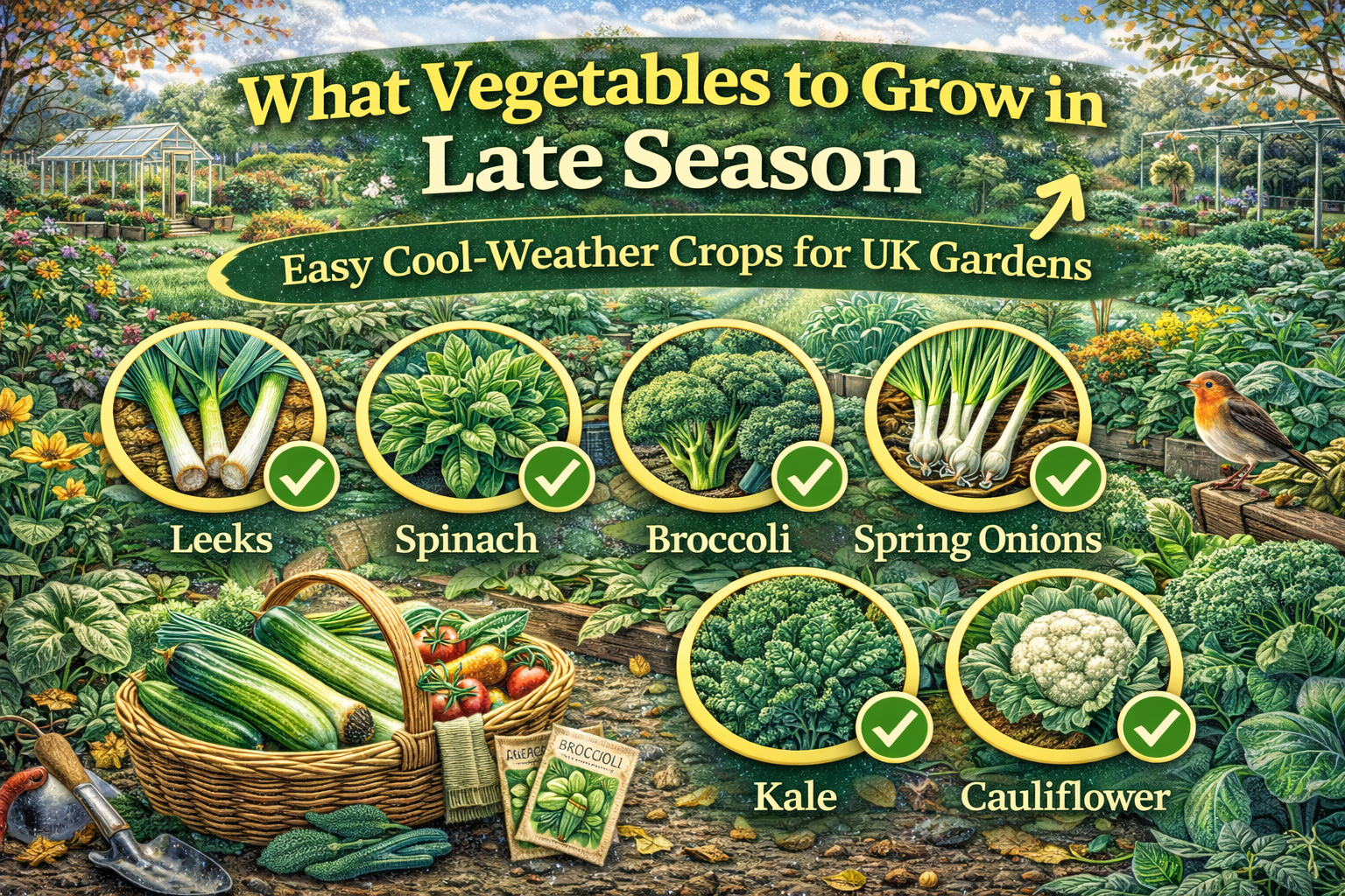 Video thumbnail for What Vegetables to Grow in Late Season | Easy Cool-Weather Crops for UK Gardens