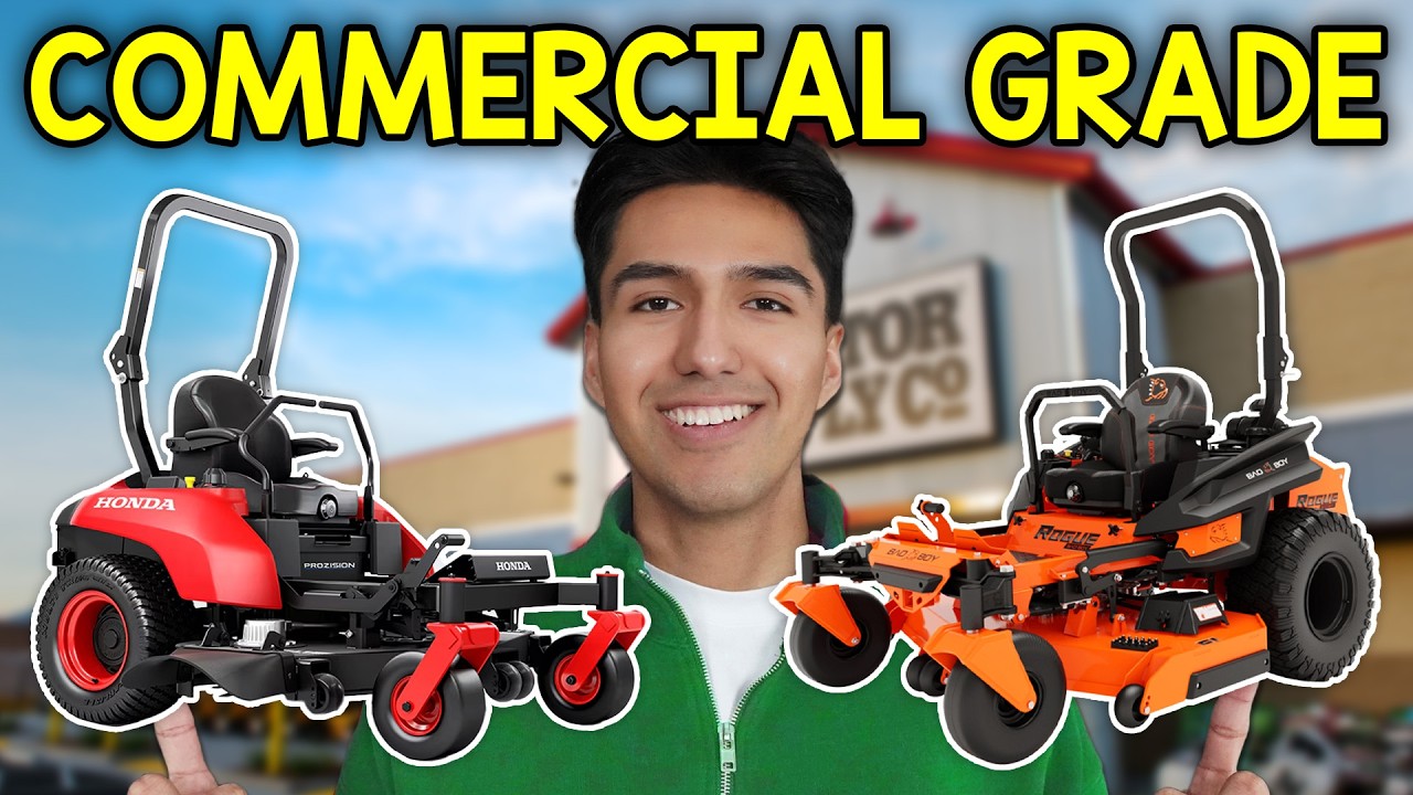 Video thumbnail for 8 Best Commercial Zero Turn Lawn Mowers