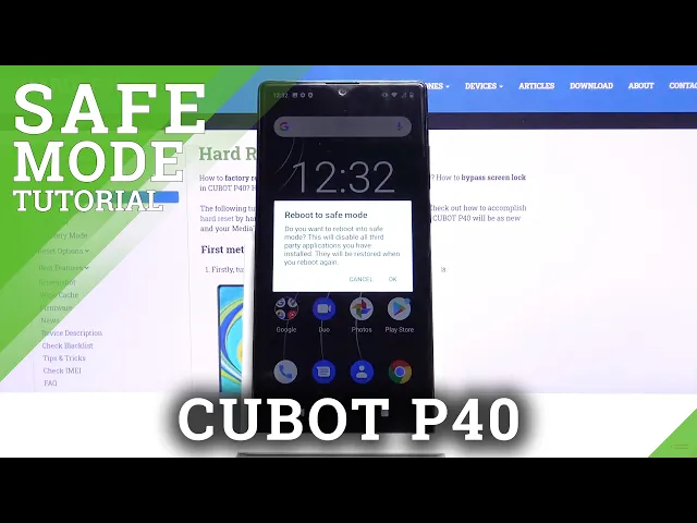Video thumbnail for How to Activate Safe Mode in CUBOT P40 - Exit Safe Mode