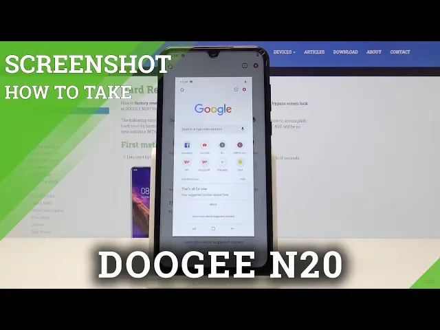 Video thumbnail for How to Take Screenshot in DOOGEE N20 - Save & Edit Screen