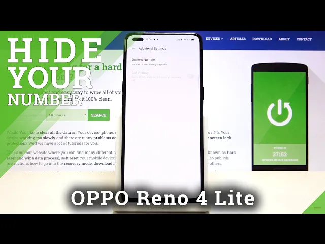 Video thumbnail for How to Hide Number in OPPO Reno 4 Lite – Make Number Private