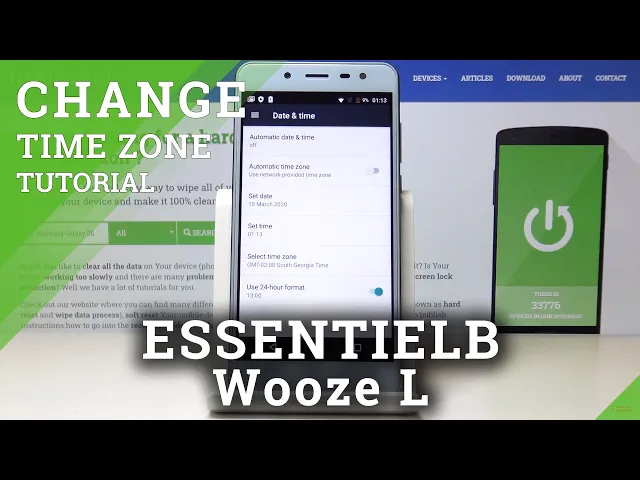 Video thumbnail for How to Change Date & Time in ESSENTIELB Wooze L – Manage Date & Time Settings