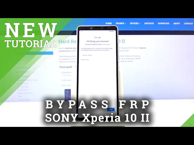 Video thumbnail for How to Bypass Google Verification in SONY Xperia 10 II – Skip FRP