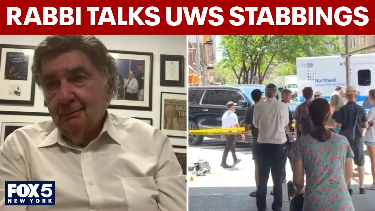 Video thumbnail for 'We can't fight hatred alone': Rabbi speaks about UWS stabbings