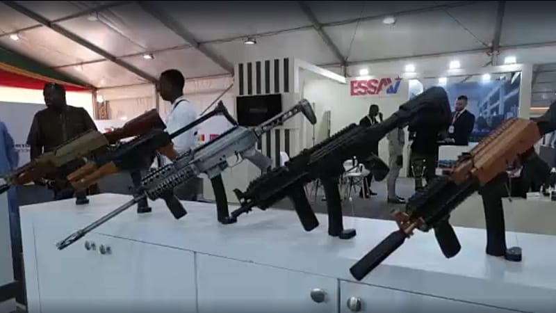 'Video thumbnail for Turkish defence firms showcase products at fair in Mali'