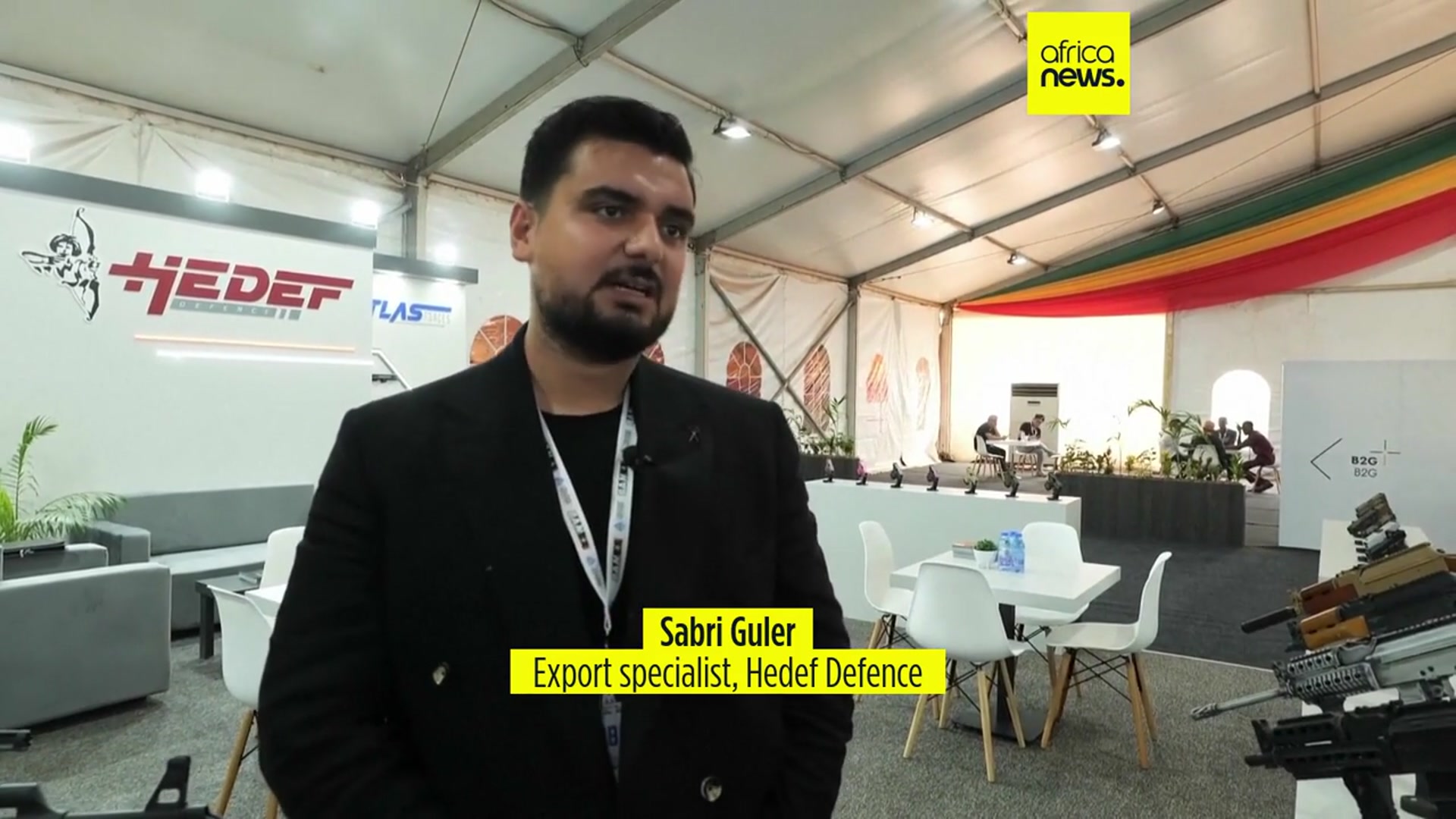 'Video thumbnail for Turkish defence firms showcase products at fair in Mali'