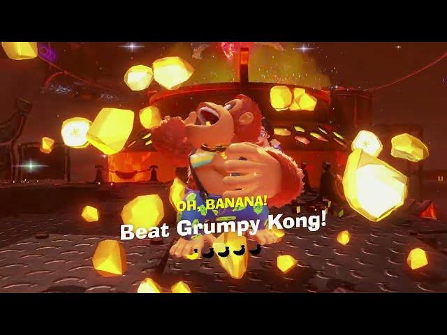 Video thumbnail for Donkey Kong Bananza - Canyon Layer: Talk To Grumpy Kong (Gives Key) Enter Sublayer 301 Banandium Gem
