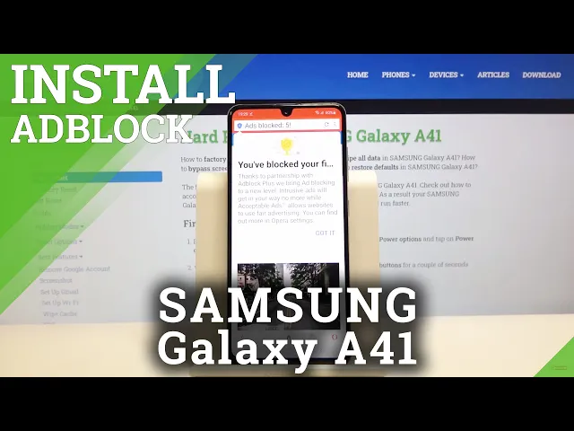 Video thumbnail for How to Install AdBlock on SAMSUNG Galaxy A41 – Block All Adverts