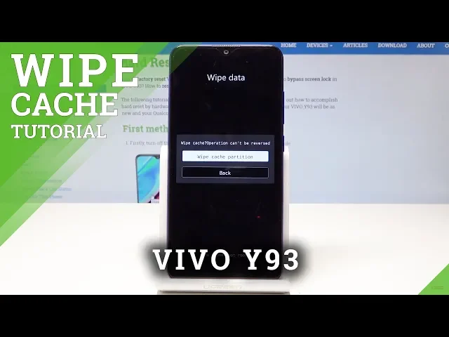 Video thumbnail for How to Remove Cache Files in VIVO Y93 - Wipe Cache Partition