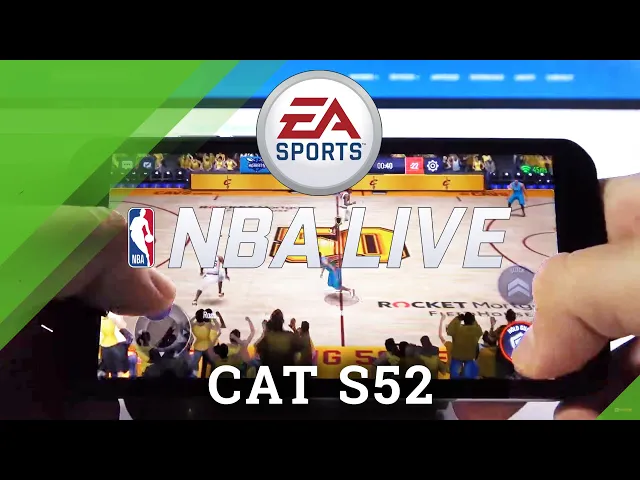 Video thumbnail for NBA Mobile Gameplay on CAT S52 – Game Test / Gaming Quality Review