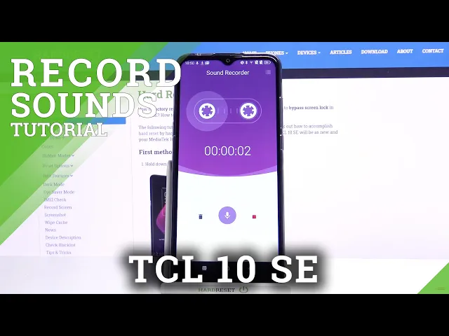Video thumbnail for TCL 10 SE & Sound Recording - Voice Recorder App