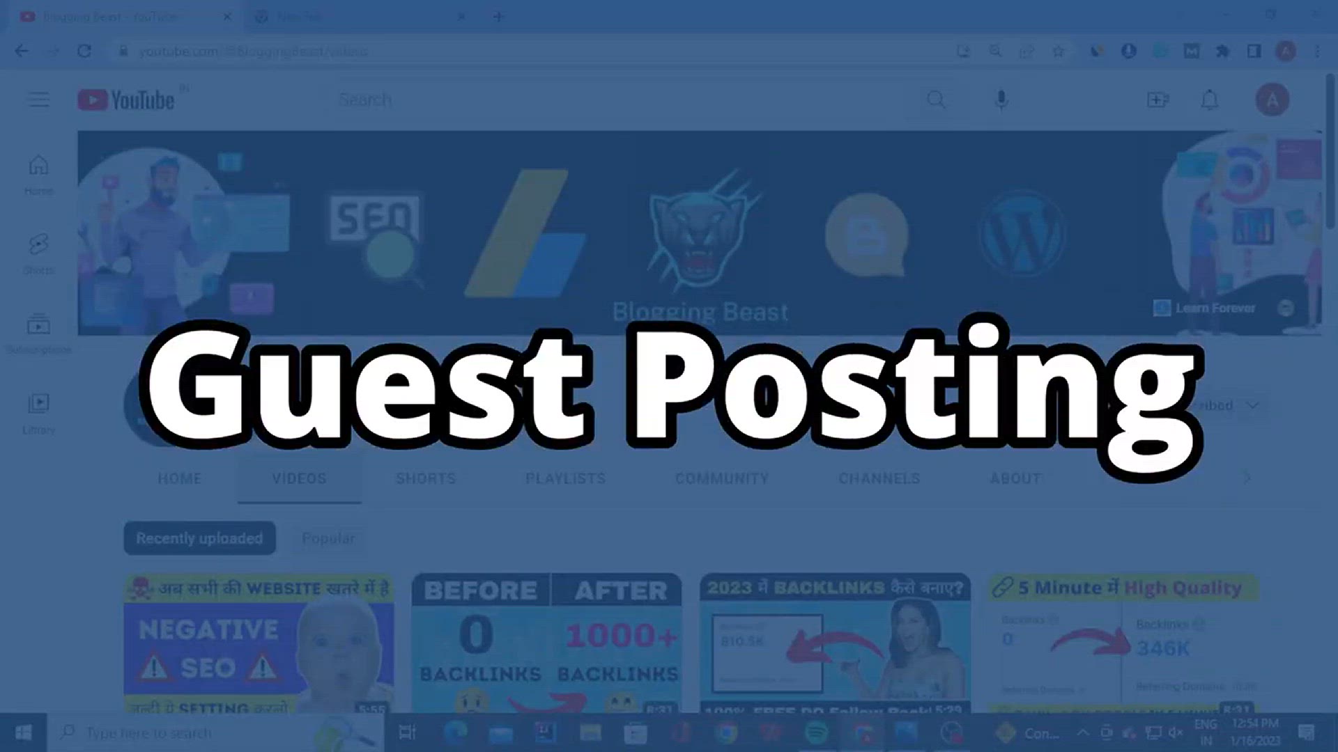 'Video thumbnail for Free में Guest Posting कैसे करे_ _ Free Guest Posting Sites List'