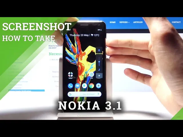 Video thumbnail for How to Take Screenshot in NOKIA 3.1 - Capture Screen
