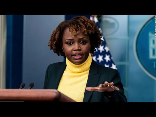 Video thumbnail for Chaos In The Briefing Room - Karine Jean-Pierre Ends Presser After Sparring With Reporter