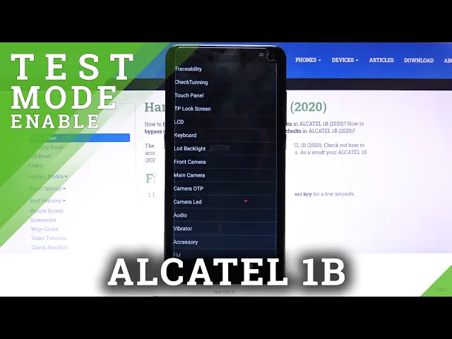 Video thumbnail for How to Enable Test Mode in ALCATEL 1B – Test Device