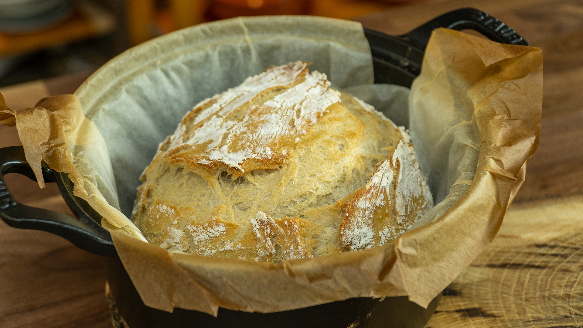 Pão de Fermentação Lenta Artesanal (pão de panela)