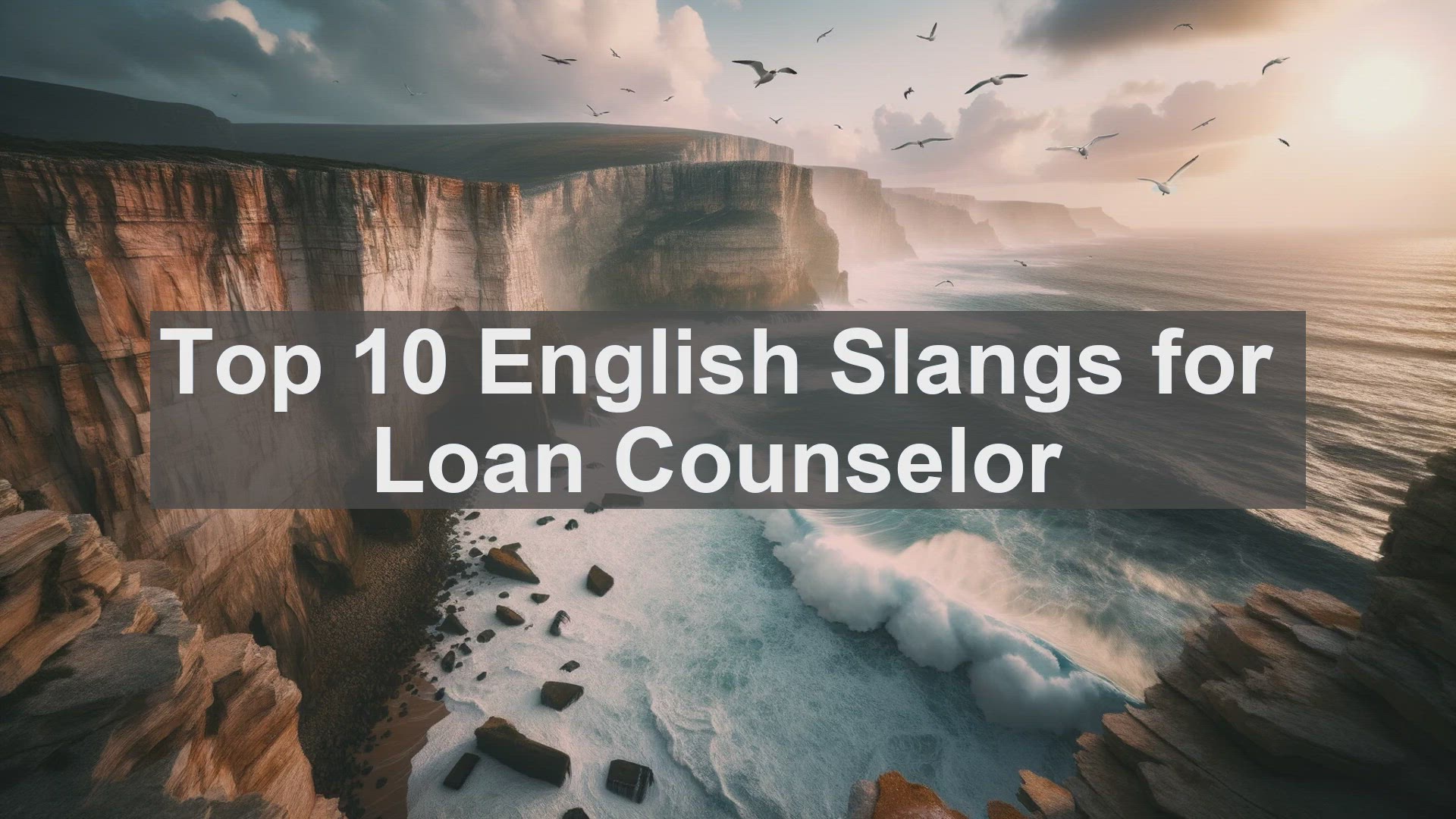 'Video thumbnail for Top 10 English Slangs for Loan Counselor'