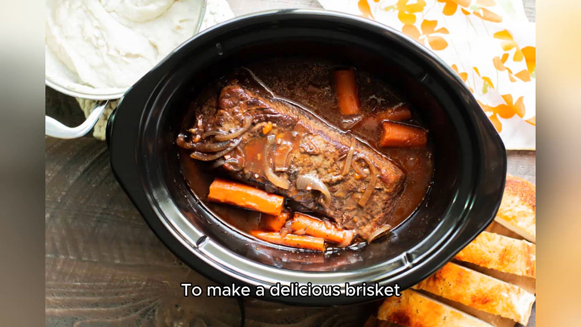 Video thumbnail for Brisket recipe