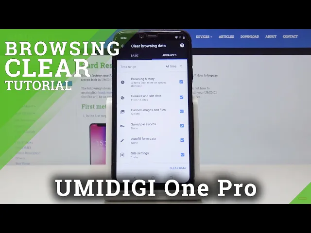 Video thumbnail for How to Clear Browser Data on UMIDIGI One Pro - Delete Serach History