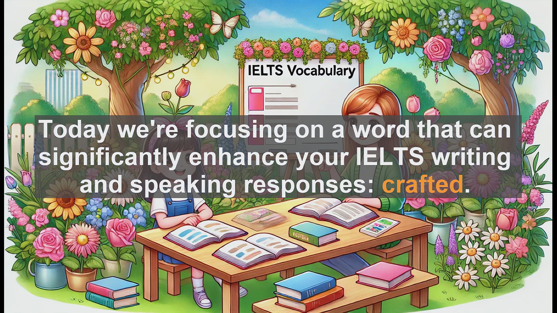 'Video thumbnail for 2500 Must Know IELTS 6.5 Vocabulary - Master the Word 'Crafted' for IELTS Success'