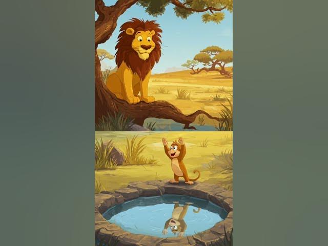 Video thumbnail for "चालाक बंदर और आलसी शेर 🐒🦁 | Funny Jungle Story"