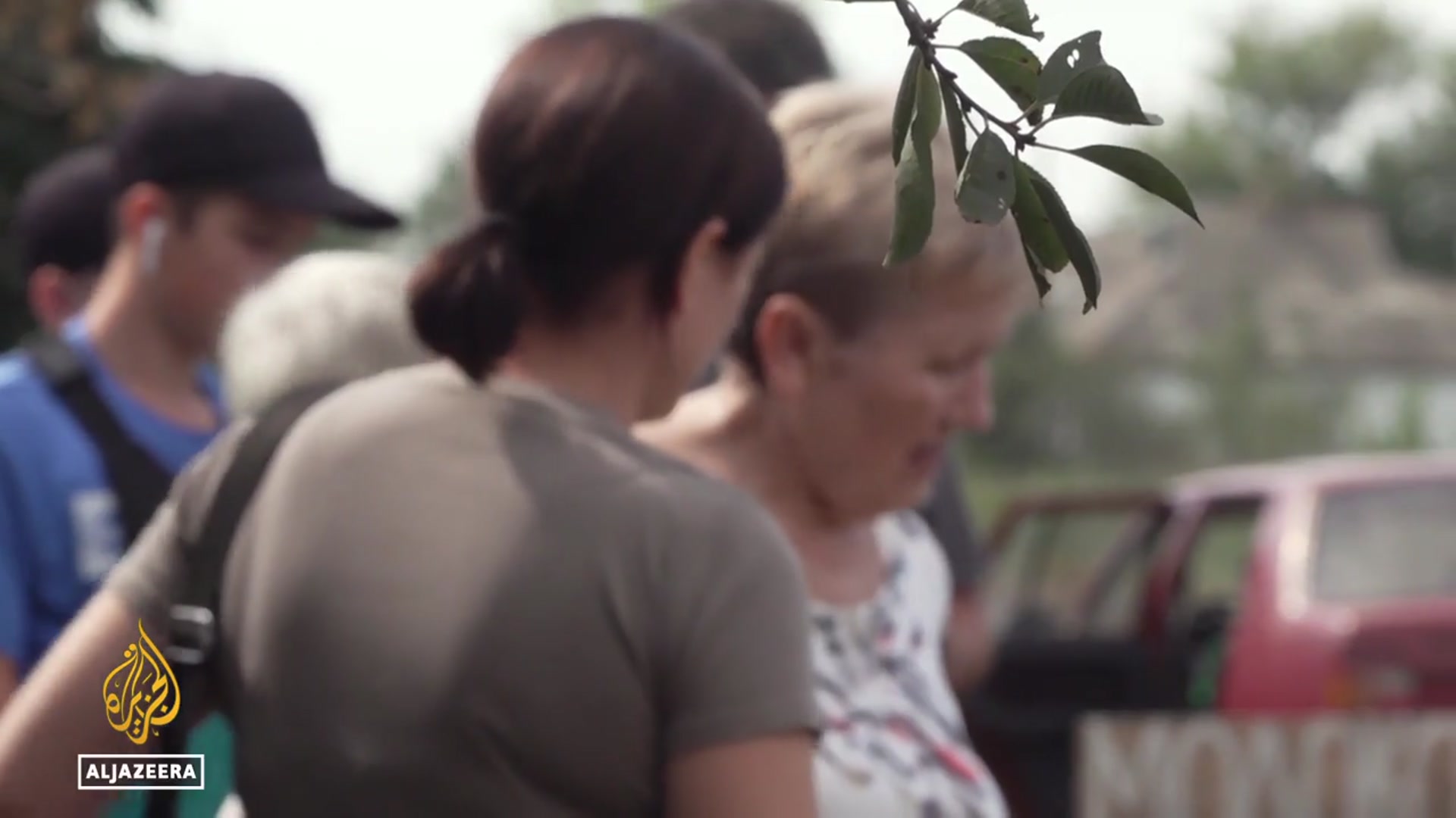 'Video thumbnail for Ukrainians flee eastern frontlines as Russian advance sparks fear and frustration'