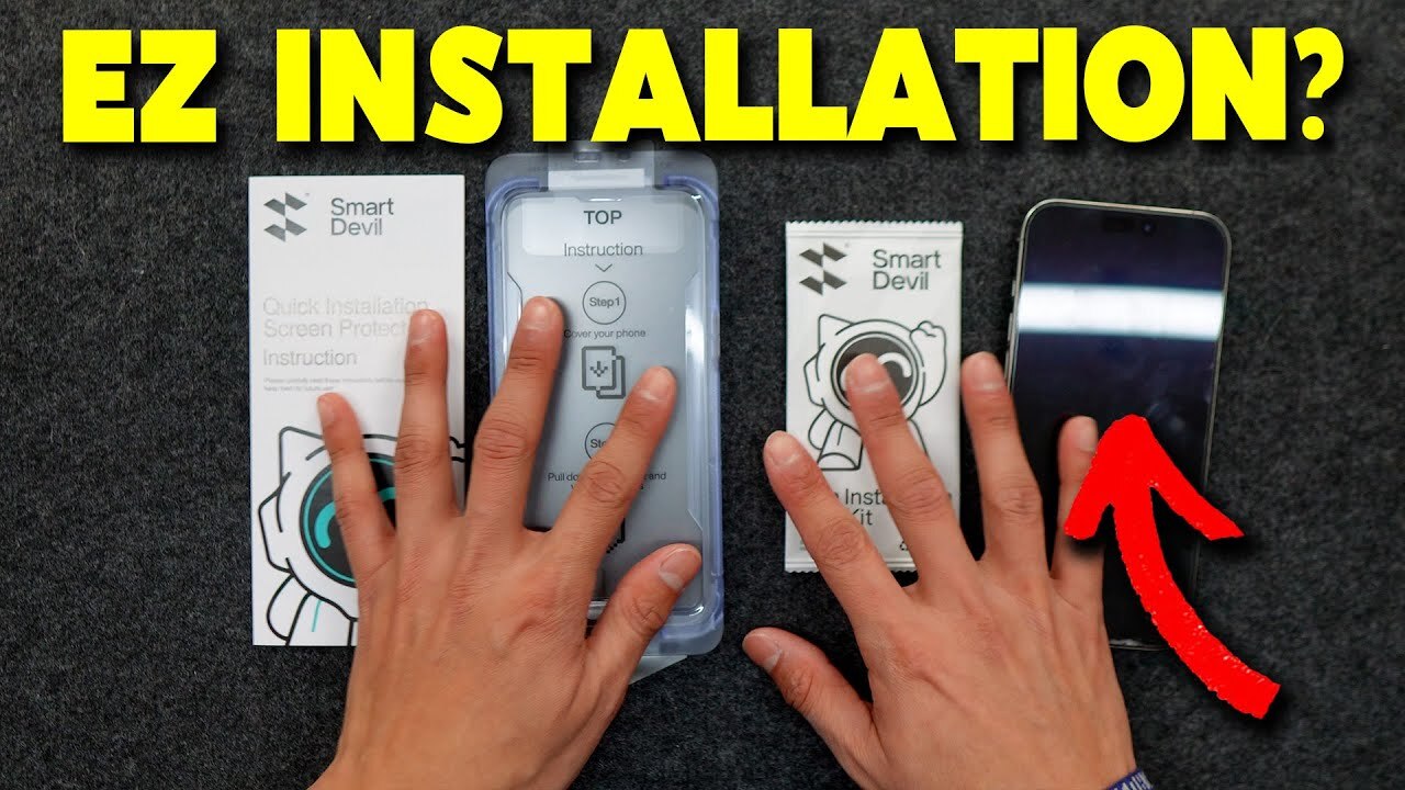 Video thumbnail for How Easy Is The SmartDevil iPhone Screen Protector Installation?