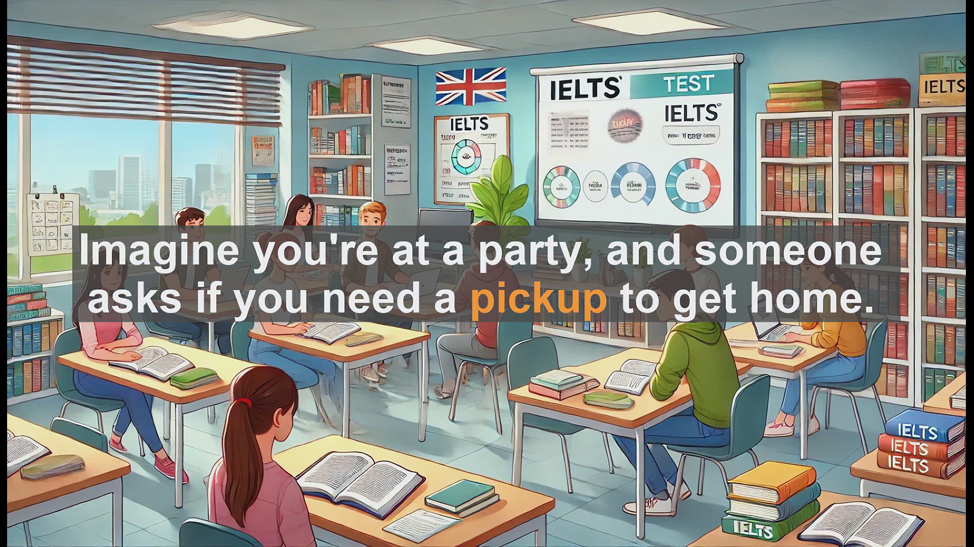 'Video thumbnail for 2500 Must Know IELTS 6.5 Vocabulary - Understanding 'Pickup': A Key Word for IELTS Success'