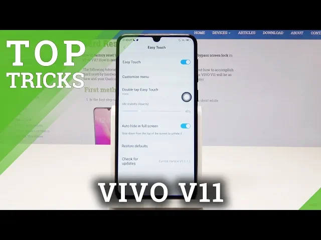 Video thumbnail for TOP TRICKS VIVO V11 - Cool Options / Super Features