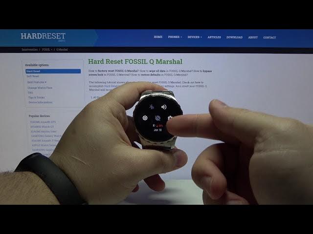 Video thumbnail for How to Enable Battery Saver on FOSSIL Q Marshal – Save Battery Life