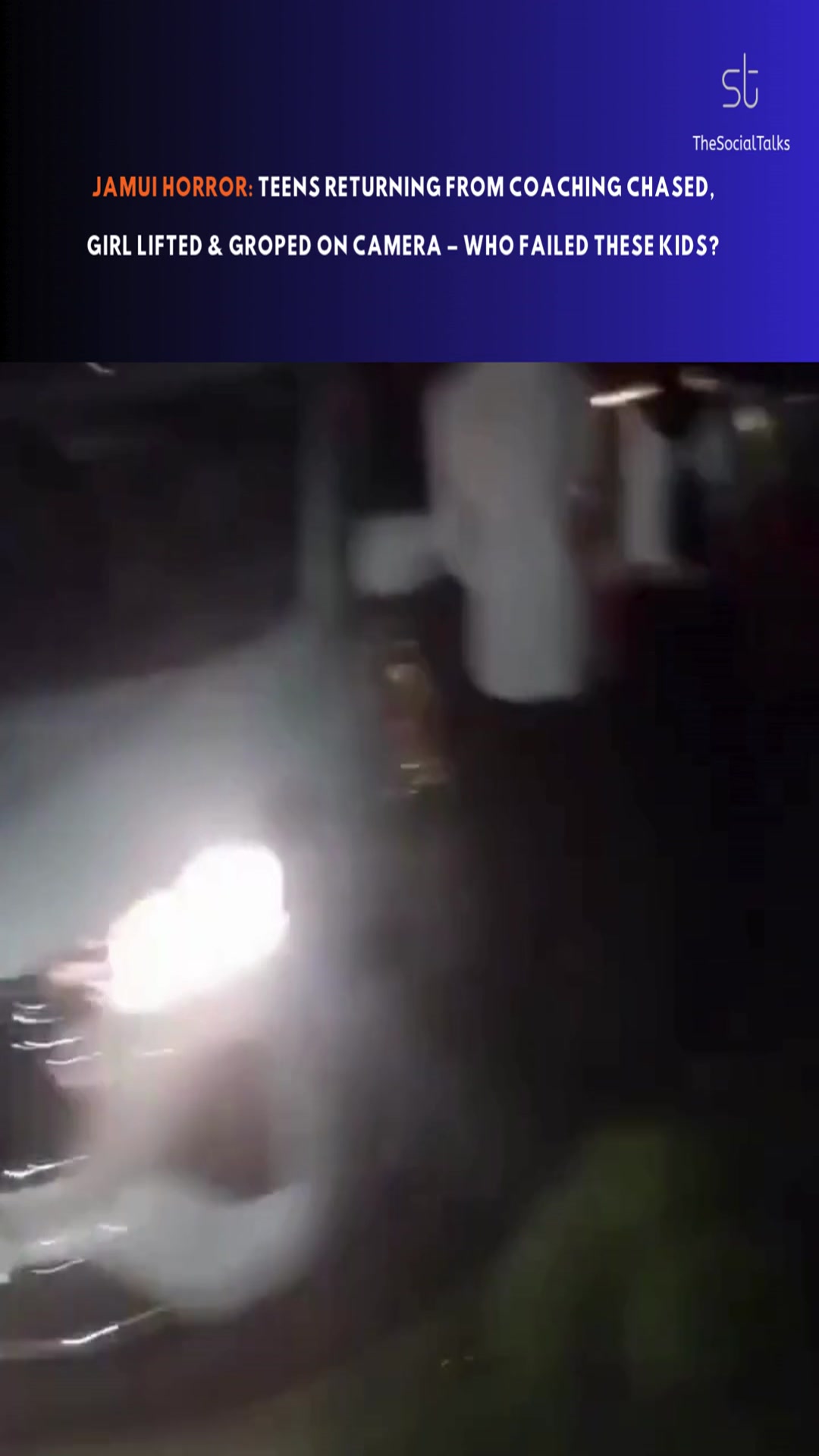 Video thumbnail for Jamui Horror: Teens Returning from Coaching Chased, Girl Lifted & Groped on Camera – Who Failed These Kids?