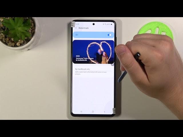 Video thumbnail for How to Customize Camera Watermark in SAMSUNG Galaxy Note 10 Lite – Set Up Watermark