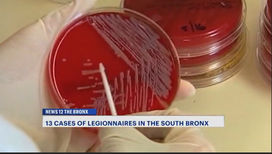 Video thumbnail for 13 cases of Legionnaires reported in the South Bronx