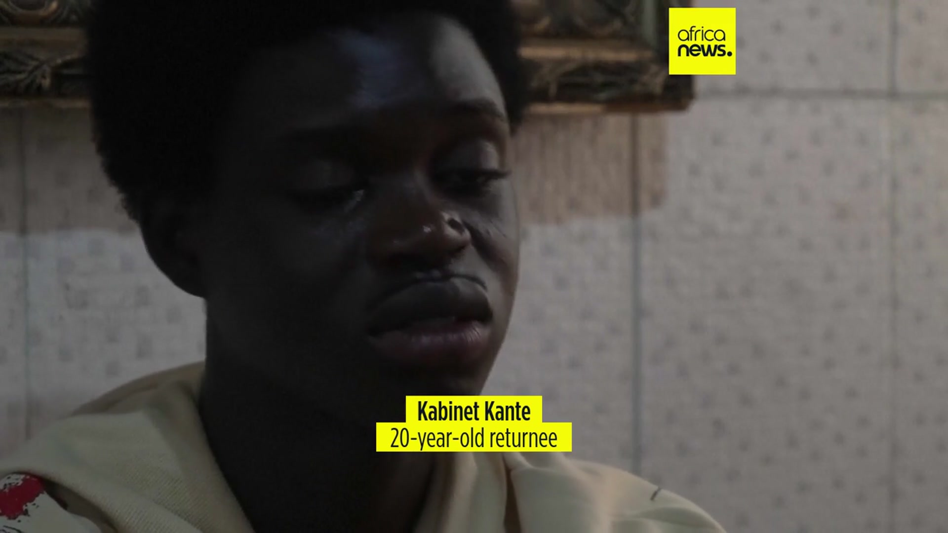 'Video thumbnail for Migrant returnees to Guinea describe ordeals faced'