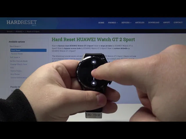 Video thumbnail for How to Change Sound Volume in Huawei Watch GT Sport 2