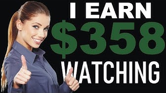 'Video thumbnail for Earn money online | $358 watching YouTube videos'