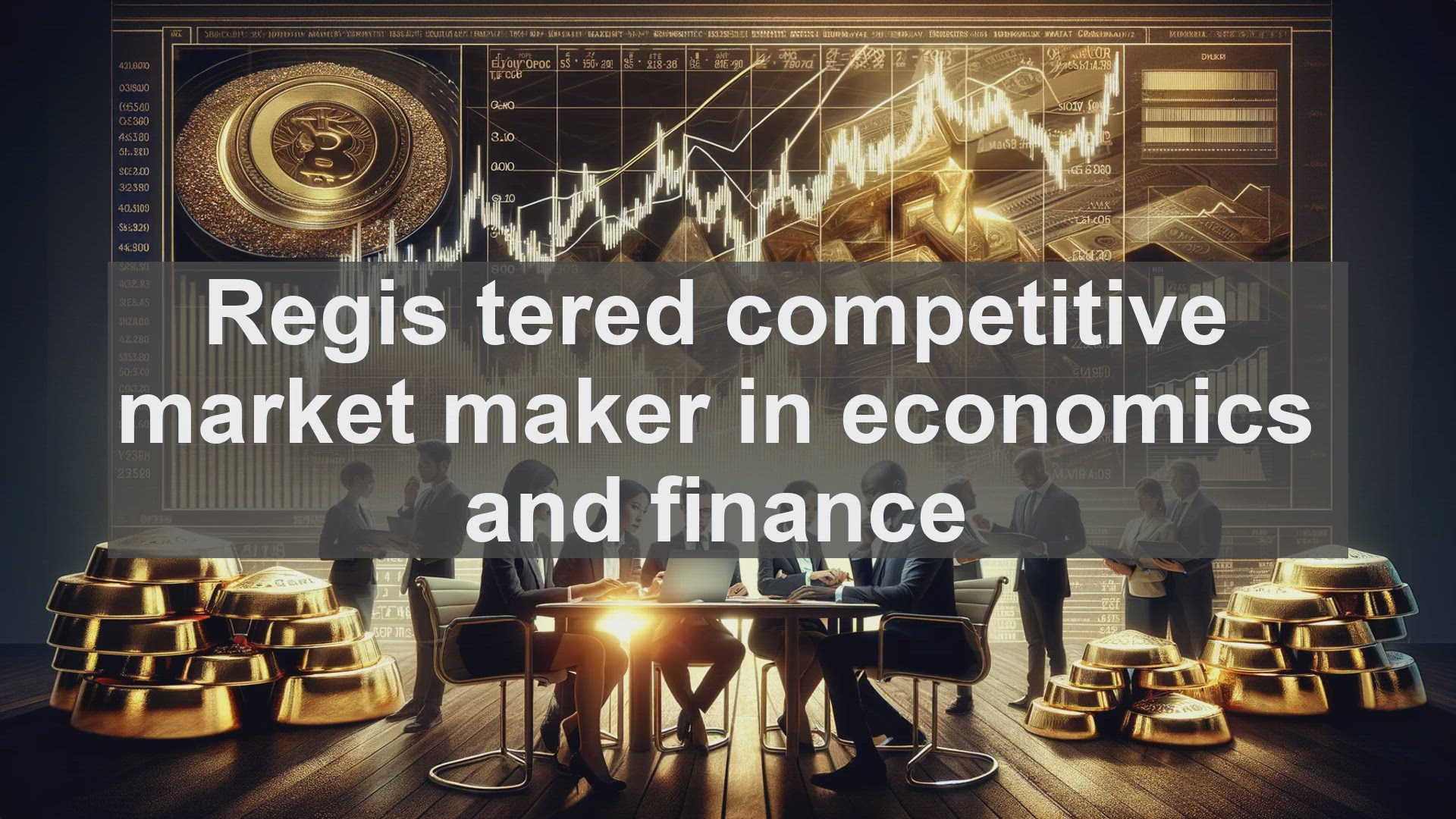 'Video thumbnail for Regis tered competitive market maker in economics and finance'