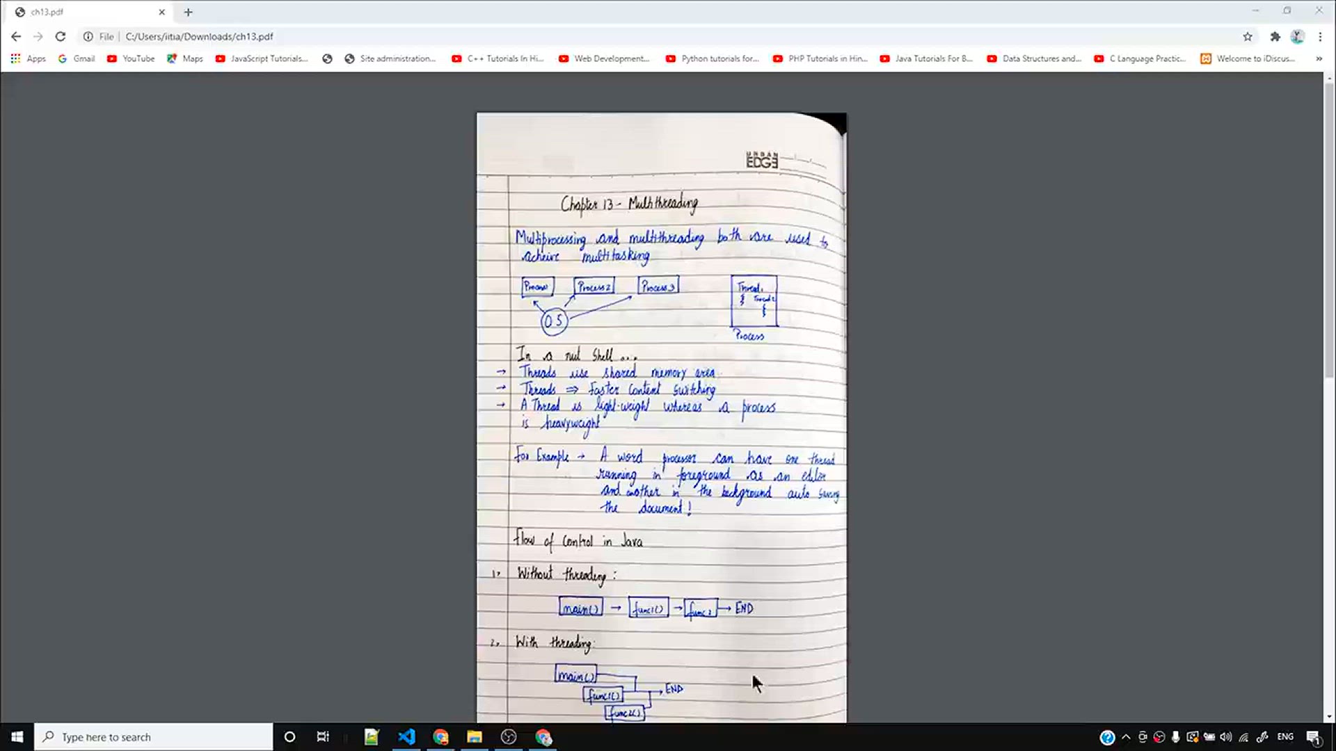 'Video thumbnail for Creating a Java Thread Using Runnable Interface'