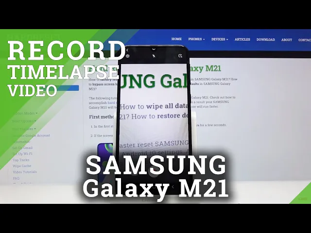 Video thumbnail for How to Record Time Lapse in SAMSUNG Galaxy M21 – Find Time Lapse Option