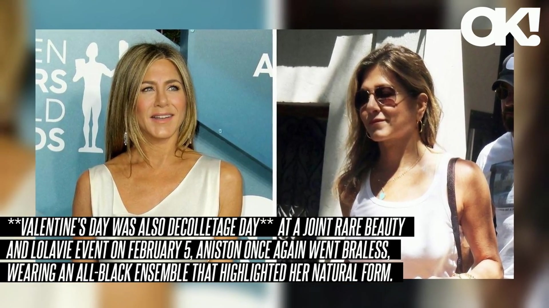 'Video thumbnail for Jennifer Aniston's Sultriest Braless Photos'